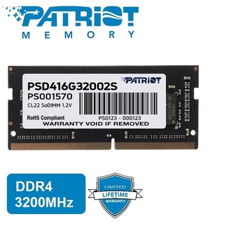 Patriot 16GB DDR4 3200MHz Notebook SODIMM