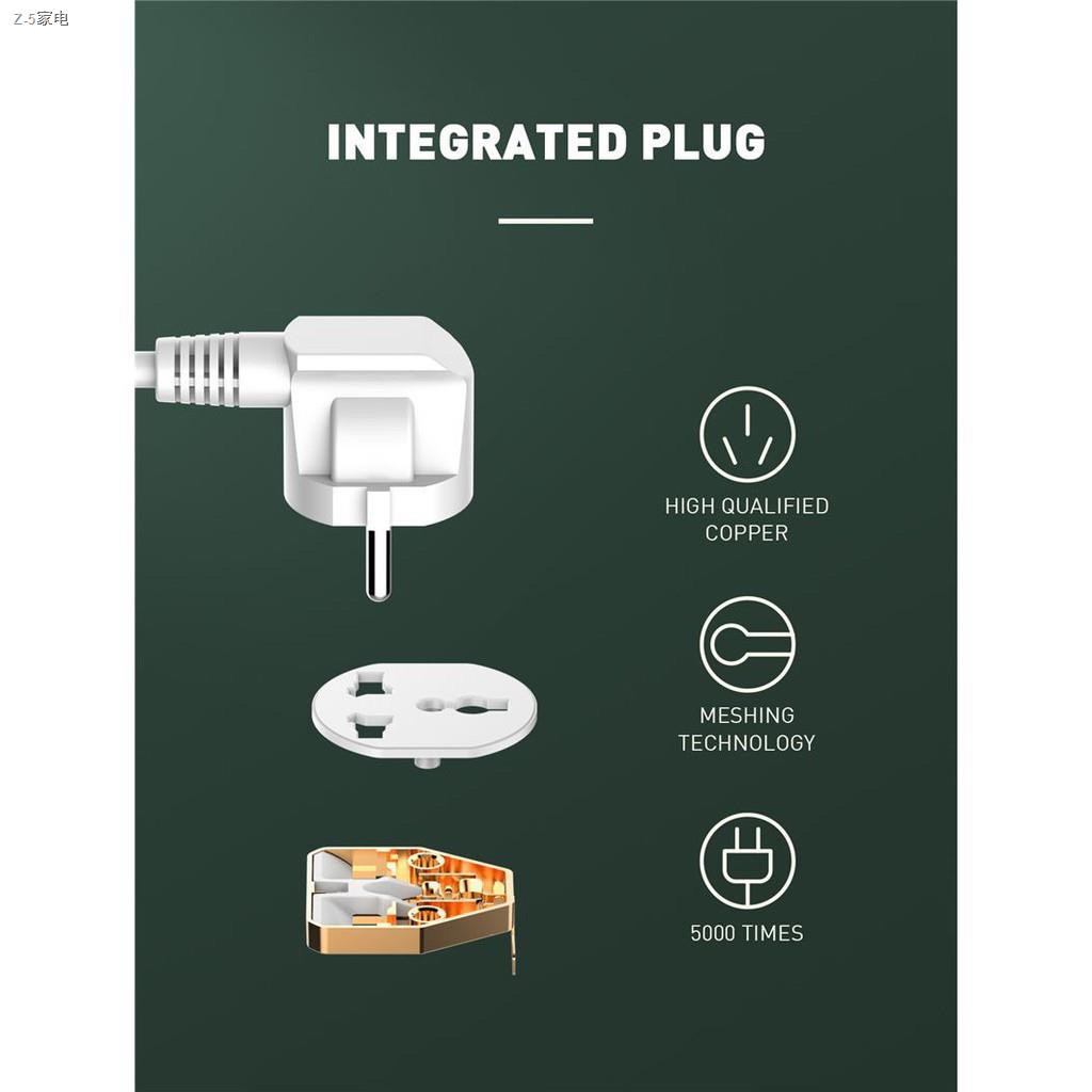 ☬☁▽[โค้ดMAY21SHAลดเพิ่ม20%]LDNIO SC4408 ปลั๊กพ่วง 4 ช่อง 4 USB 3.4A Max universal outlet Power Strip