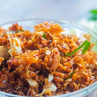250g น้ำพริกอกไก่ : อบ-คั่ว อกไก่ไม่ทอดน้ำมัน