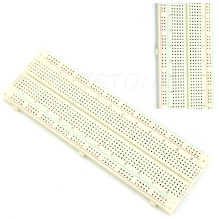 Rr MB-102 บอร์ดทดสอบเบรดบอร์ด PCB 830 จุด DIY สําหรับพัฒนาการ