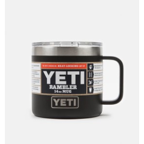 🔥ส่งไทย/ปลายทาง🔥แก้วYeti rambler 14oz. รุ่นใหม่ วัสดุดีขึ้น เก็บเย็นนานขึ้น มีหูจับ