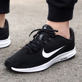 nike downshifter 9 black white