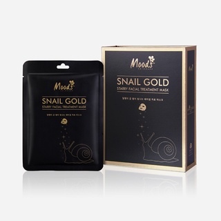 MOODS SNAIL GOLD STARRY FACIAL TREATMENT MASK