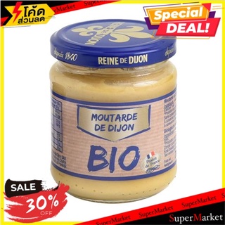 🔥อย่างดี🤩!! ไรน์เดอดิจองมัสตาร์ดออร์แกนิคดิจอง 200 กรัม/Reine de Dijon Organic Dijon Mustard 200g 🔥สินค้าขายดี!!