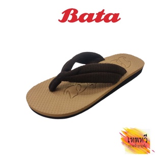 BATA บาจาหูคีบ โฟมน้ำตาล ลายบาจา 579-4160