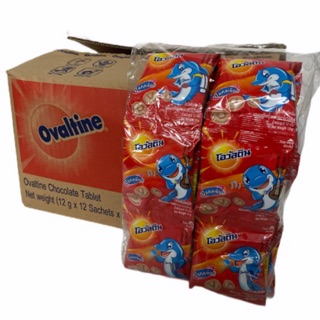 OVALTINE โอวัลติน!! เม็ดนม 1ลัง/6แพค/144ซอง ราคาส่ง ยกลัง สินค้าพร้อมส่ง!!