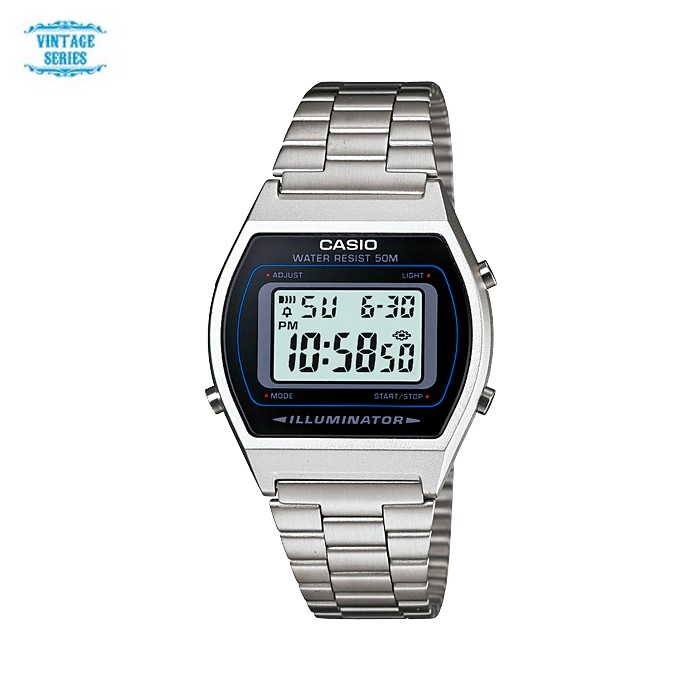Casio Standard นาฬิกาข้อมือผู้หญิง สายแสตนเลส รุ่น B640WD-1AV