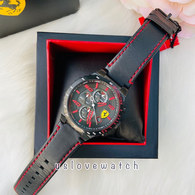 ⭐️ผ่อน0%~ส่งฟรีไม่ใช้Code นาฬิกาข้อมือ FERRARI  Mens Scuderia Ferrari Speciale Evo Chronograph Watch 0830363