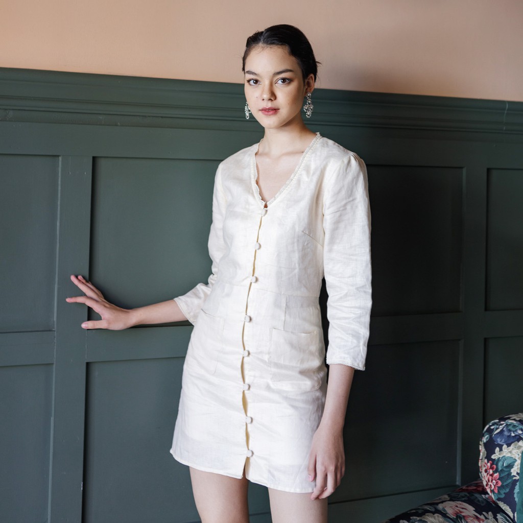 Linen Vintage  dress