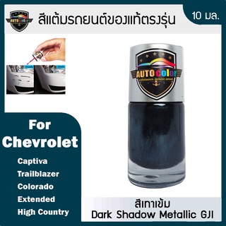 สีแต้มรถยนต์ For CHEVROLET สีเทาเข้ม Dark Shadow Metallic GJI