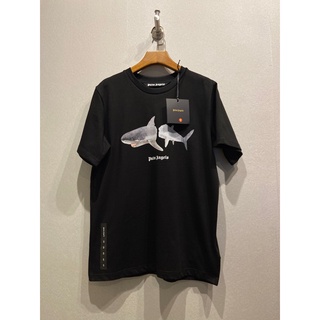 เสื้อแขนยาว ปาล์ม Shark print T-shirt มาแล้วคะ งานสวย เป๊ะสุด black label logo Size S - XL