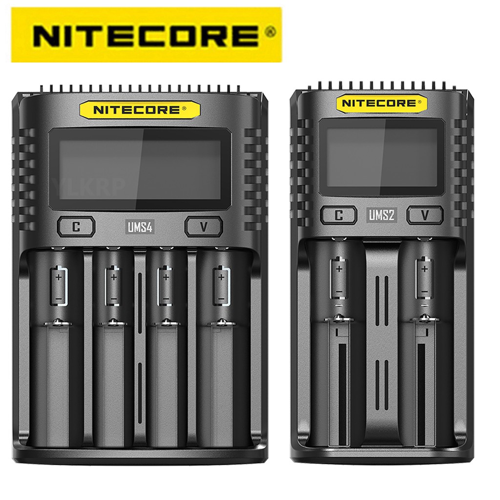 NITECORE UMS4 UMS2 Intelligent  QC Fast Charging 4A Large Current Multi - Compatible USB Charger