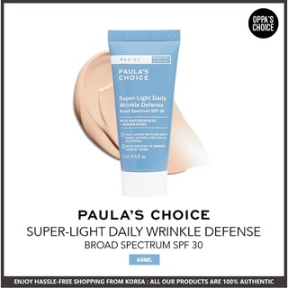 [พร้อมส่ง] Paulas CHOICE SUPER LIGHT DAILY WRINKLE DEFENSE SPF30 60 มล.