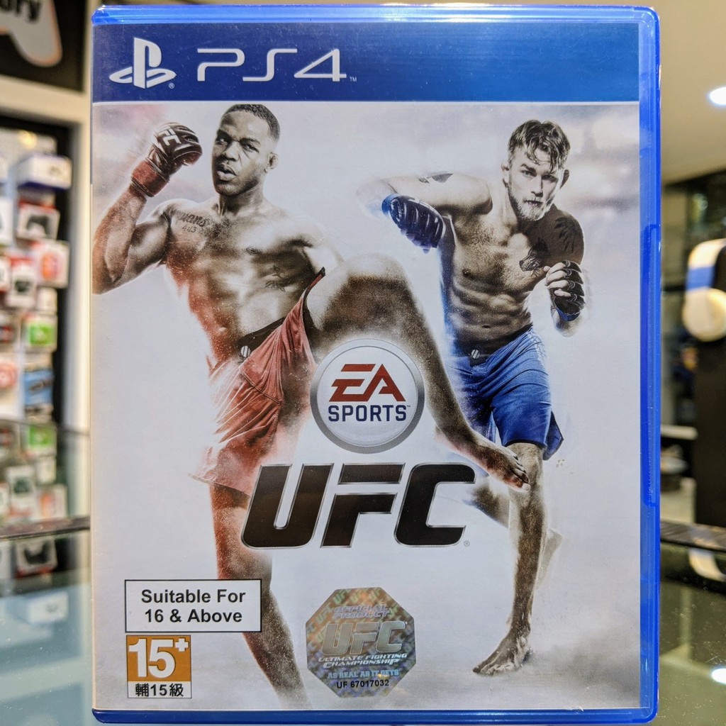 (ภาษาอังกฤษ) มือ2 EA Sports UFC แผ่นเกม PS4 แผ่นPS4 มือสอง (เกมเล่น2คนได้ Fighting เกมต่อสู้ เกมต่อยมวย เล่นกับ PS5 ได้)