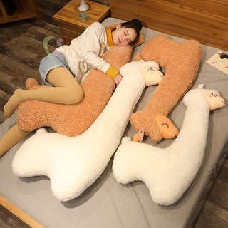 Le หมอนตุ๊กตานุ่ม รูปการ์ตูนอัลปาก้า Snuggle Buddy Alpaca น่ารัก สําหรับโซฟา