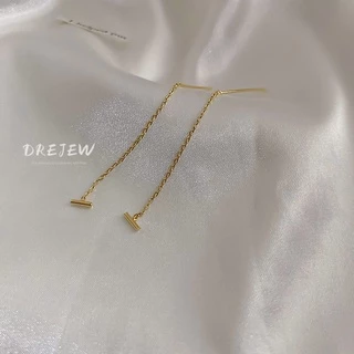 DREJEW ต่างหูระย้า ประดับพู่ยาว เรียบง่าย ออกแบบดี ไม่ซ้ําใคร ทุกแบบ