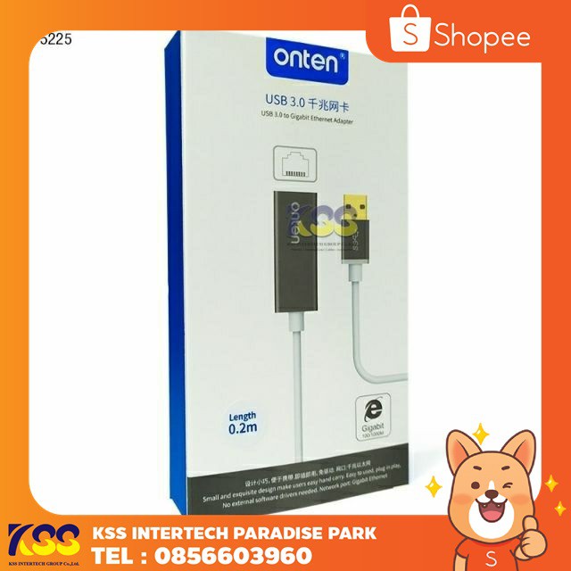 ONTEN USB 3.0 TO Gigabit Ethernet Adapter OTN-5225  usb to lan