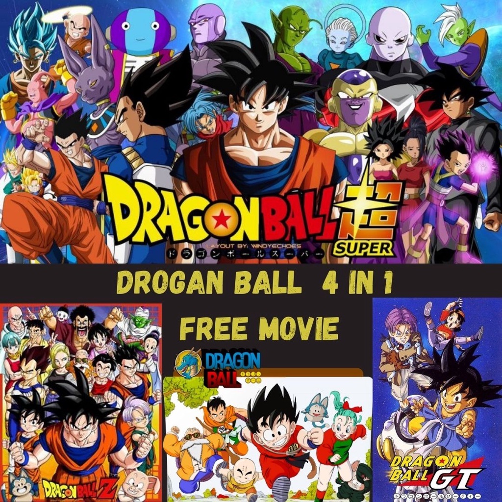 (ดีวีดี) USB ANIME Dragon Ball, Dragon Ball Z, Dragon Ball Super, Drogale Ball GT EPISOD ครบชุด DAN 