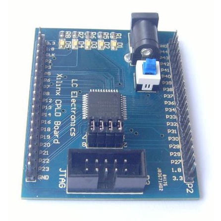 Free Shipping! 1pc Xilinx CoolRunner-II XC2C32A CPLD development board learning board