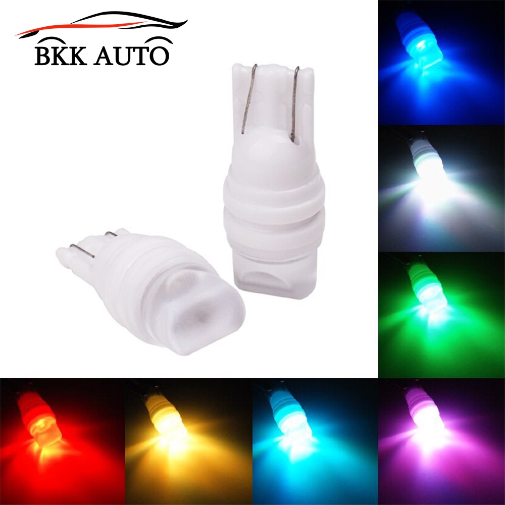 ไฟหรี่ ไฟหรี่หลอด LED ไฟหรี่หัวแก้วขาสั้น ขั้ว T10 🎉แบบยกแพค 20 ตัว🎉 ไฟหรี่รถยนต์ ไฟหรี่รถจักรยานยนต