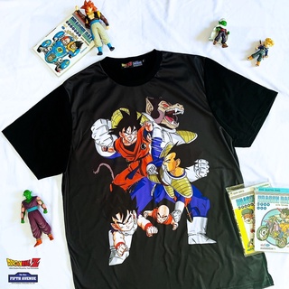 เสื้อยืดอินเทรนด์ผู้ชายอินเทรนด์ผู้หญิง🟠เสื้อยืด DragonBallZ🐉BLACK COLLECTION-BC1S-3XL