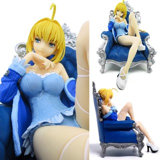 Figure ฟิกเกอร์ Model โมเดล Fate Stay Night เฟทสเตย์ไนท์ Saber Nightclothes blue เซเบอร์ ไนท์โคลทบลู