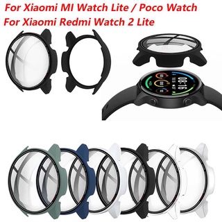 เคสกระจกนิรภัยกันรอยหน้าจอ 3D 9H สําหรับสมาร์ทวอทช์ Xiaomi MI Watch Lite Poco 2 Lite