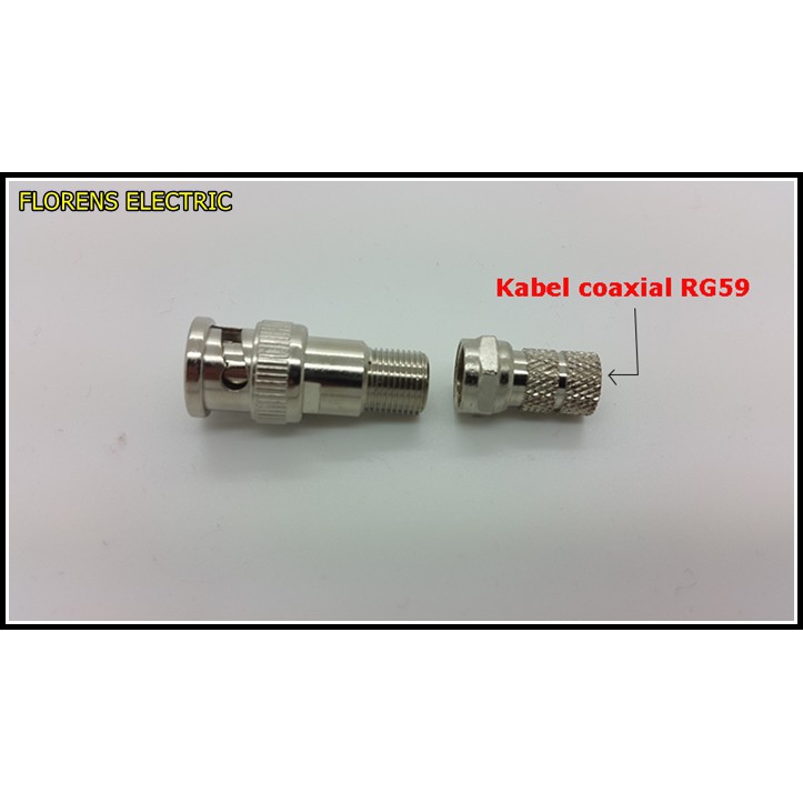 ด้ายแจ็ค BNC ไต้หวัน RG59 (สําหรับสาย RG59)