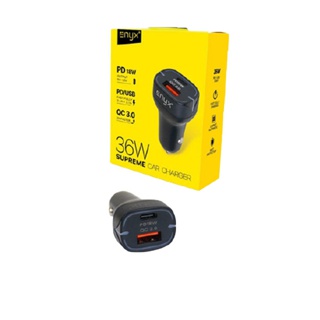 ที่ชาร์จในรถ 30W,36W ENYX SUPREME CAR CHARGER USB-C PD 18W + USB QC 3.0