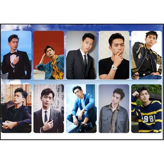 การ์ดสติกเกอร์ลายศิลปิน Lixian Yangzi  10 ชิ้น/ชุด