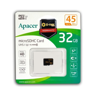 Apacer microSDHC เมมเมอรี่ สำหรับกล้องติดรถยนต์  UHS-I Class10 16GB 32GB