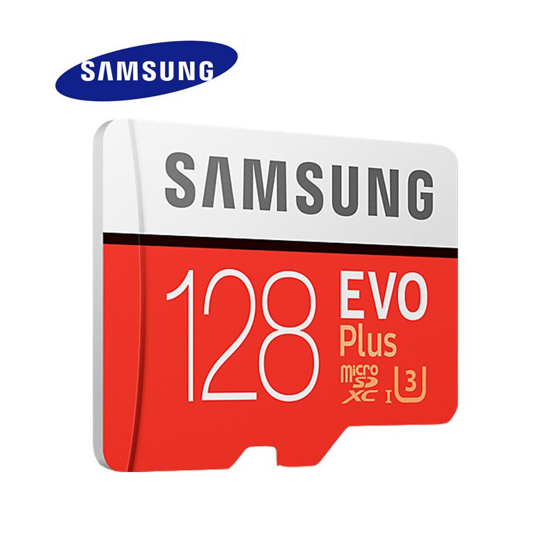 SAMSUNG Micro SD Memory Card EVO+ 128GB 100MB/s C10 U3 UHSI MicroSD TF