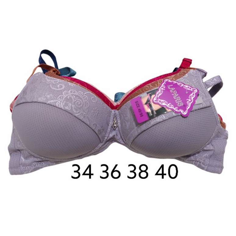 ผู้หญิง & 39;s Bras ขนาด 34-40 Push Up ลวดฟรี BRA D-264 2 ตะขอแฟชั่น BRA ลูกไม้ดอกไม้ Teli BH ผู้หญิ