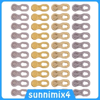 [Sunnimix4] อุปกรณ์เชื่อมต่อโซ่จักรยาน 10 ชิ้น