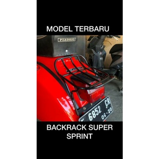 Backrack vespa super sprint vbb dsb Simple Good blackc รุ่นล่าสุด