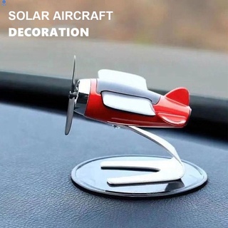 Solar Car Air Freshener With Fragrance Aluminium Alloy Car Air Freshener Fragrance อุปกรณ์เสริมในรถยนต์【Blue】