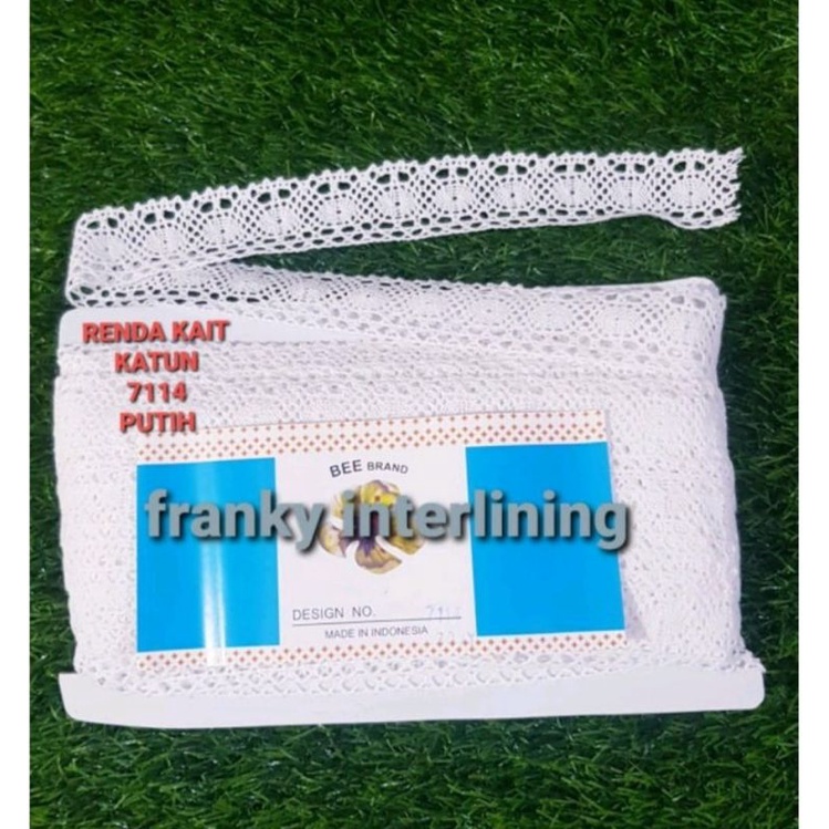 7114 HOOK LACE ราคา 3 ซม.ต่อแพ็คขาย 30 YARDS