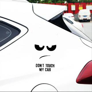 สติกเกอร์ติดรถยนต์ ลาย Dont touch my car