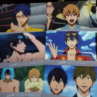 JAPAN โปสการ์ด สมุด โปสเตอร์ FREE! ANIME free ลิขสิทธิ์แท้ รูปภาพ อนิเมะ ฟรี หนุ่มนักว่ายน้ำ Postcard Photo Books