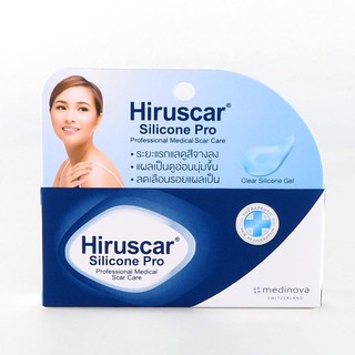 Hiruscar Silicone Pro 4 g รอยสิว รอยแผลเป็น จุดด่างดำ หมองคล้ำ ลบรอย