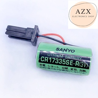 สต็อกไทย!!! CR17335SE-R  CR17450SE-RSANYO PLC Black Plug Lithium Industrial Battery CR17335 รับประกัน7วันมือ1ออกบิลได้