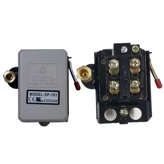 Sunny เพรสเชอร์สวิต ปั๊มลม Pressure Switch SP-101 แรงดัน ปรับได้สูงสุด 10 บาร์ ใช้กับปั๊มลม 1/2 แรงขึ้นไป ได้ทุกรุ่น