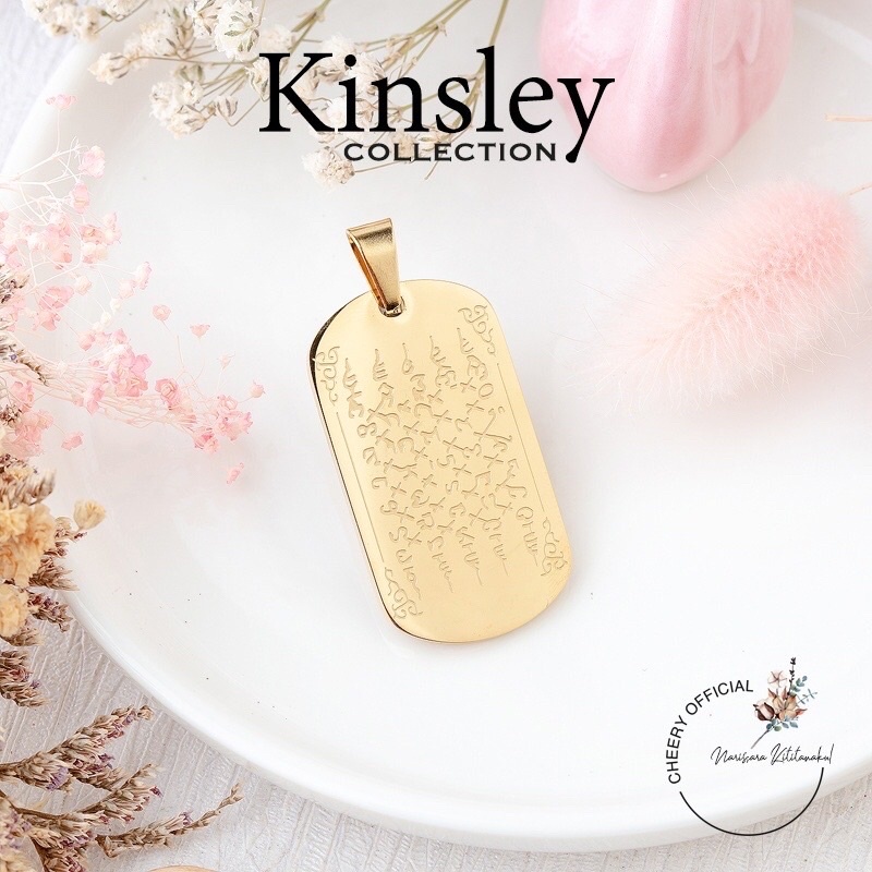 จี้ยันต์ 5แถว จี้สแตนเลส ใส่เสริมดวง หนุนดวง โชคลาภค้าขาย พร้อมส่ง