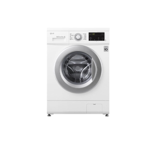 LG แอลจี เครื่องซักผ้าฝาหน้า ความจุซัก 9 กก. รุ่น FM1209N6W White (สีขาว) [LTFBD4 คืน 13%][max 550 Coins]