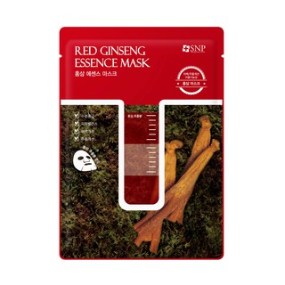 มาส์กหน้าโสมแดง เรด จินเซง เอสเซนส์ มาส์ก SNP RED GINSENG ESSENCE MASK