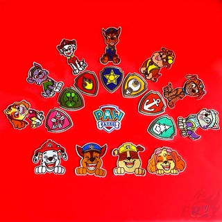 ✿ Paw Patrol แผ่นแพทช์รีดร้อน 19 แบบ ✿ แผ่นแพทช์รีดติดเสื้อ ปักลาย Diy จํานวน 1 ชิ้น