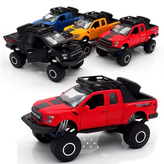 โมเดลรถยนต์ FORD MINI AUTO 32019   ทำจากเหล็ก สัดส่วน 1:32 red