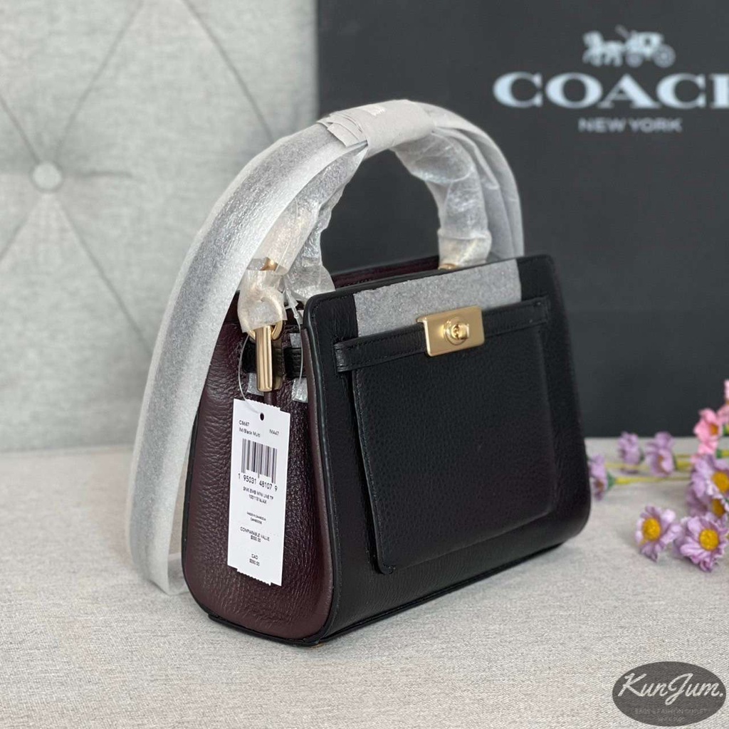 ของแท้ Coach C8687 แฮนด์หมอบมินิเลน ผู้หญิง กระเป๋าสะพายข้าง