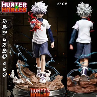 Figure ฟิกเกอร์ งานปั้น GK Hunter X Hunter ฮันเตอร์ x ฮันเตอร์ Killua Zoldyck คิรัวร์ โซลดิ๊ก สูง 27 cm หนัก 1.5 Kg