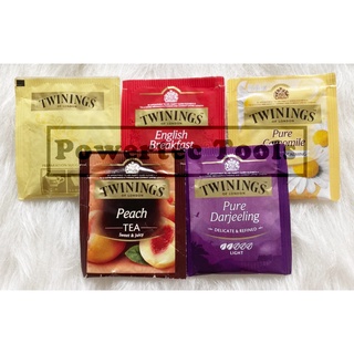 TWININGS ชาซองแบ่งขาย Twinings (ทไวนิงส์) เป็นแบรนด์ชาสัญชาติอังกฤษที่ผลิตชาคุณภาพสูงมากว่า 300 ปี